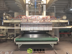 Robot pabrik batu bata tanah liat Mesin tumpukan batu bata tanah liat dengan tekanan 0,8Mpa Untuk lini produksi batu bata